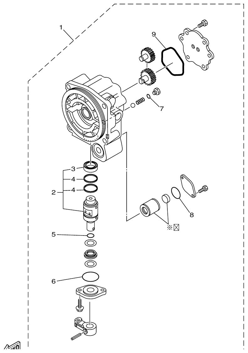 Yamaha DE DHT C(6U41) SELECTOR VALVE parts diagram